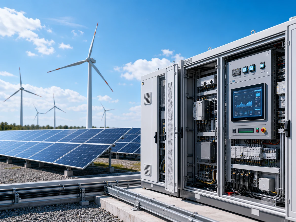 Energy and power systems with solar and wind generation