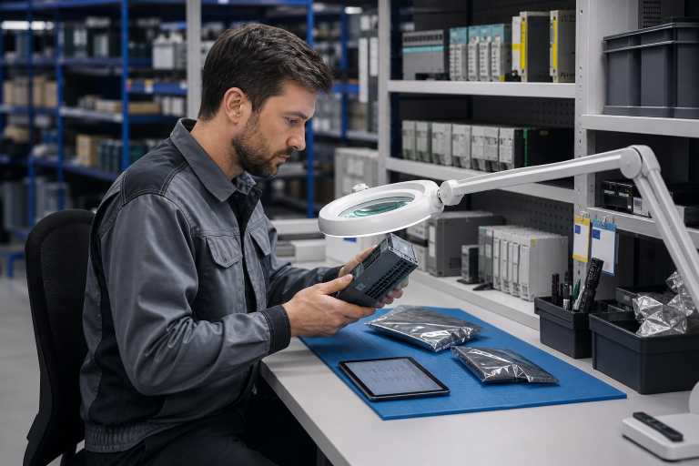 industrial automation spare parts receiving inspection 2026