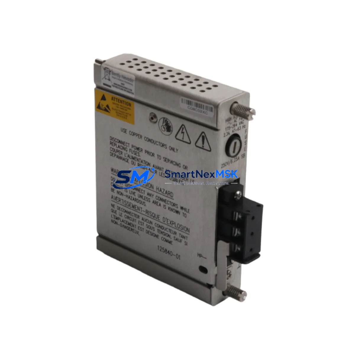 BENTLY NEVADA | 125840-01 | High Voltage AC Power image 6