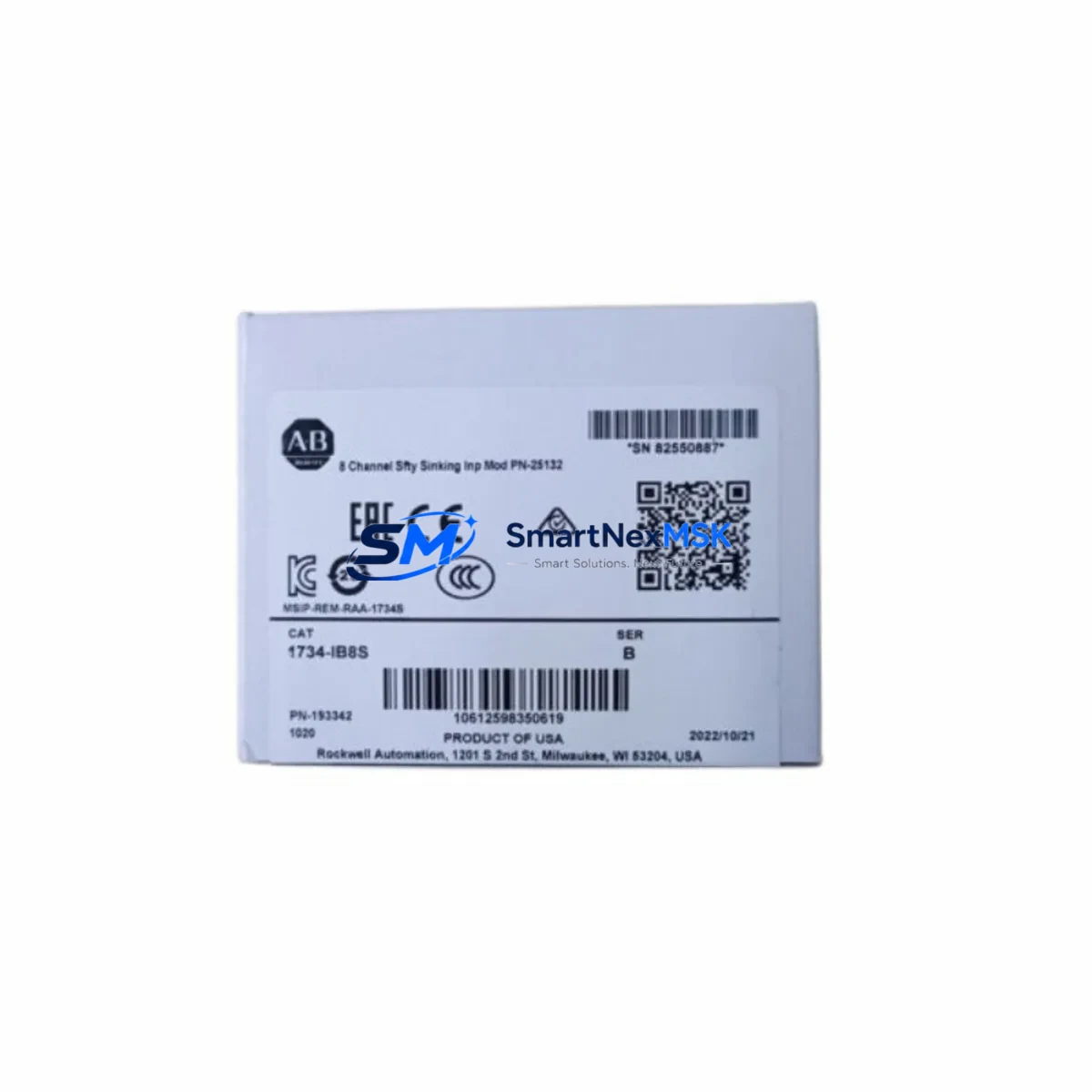 AB 1734-IB8S Digital Input Module 24VDC 8-Ch Sink Safety