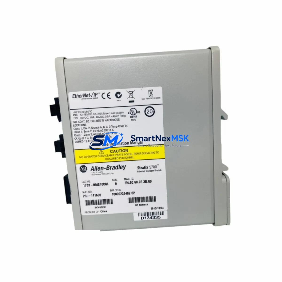 AB 1783-BMS10CGL STRATIX 5700 10 PORT ETHERNET MANAGED SWITCH image 3