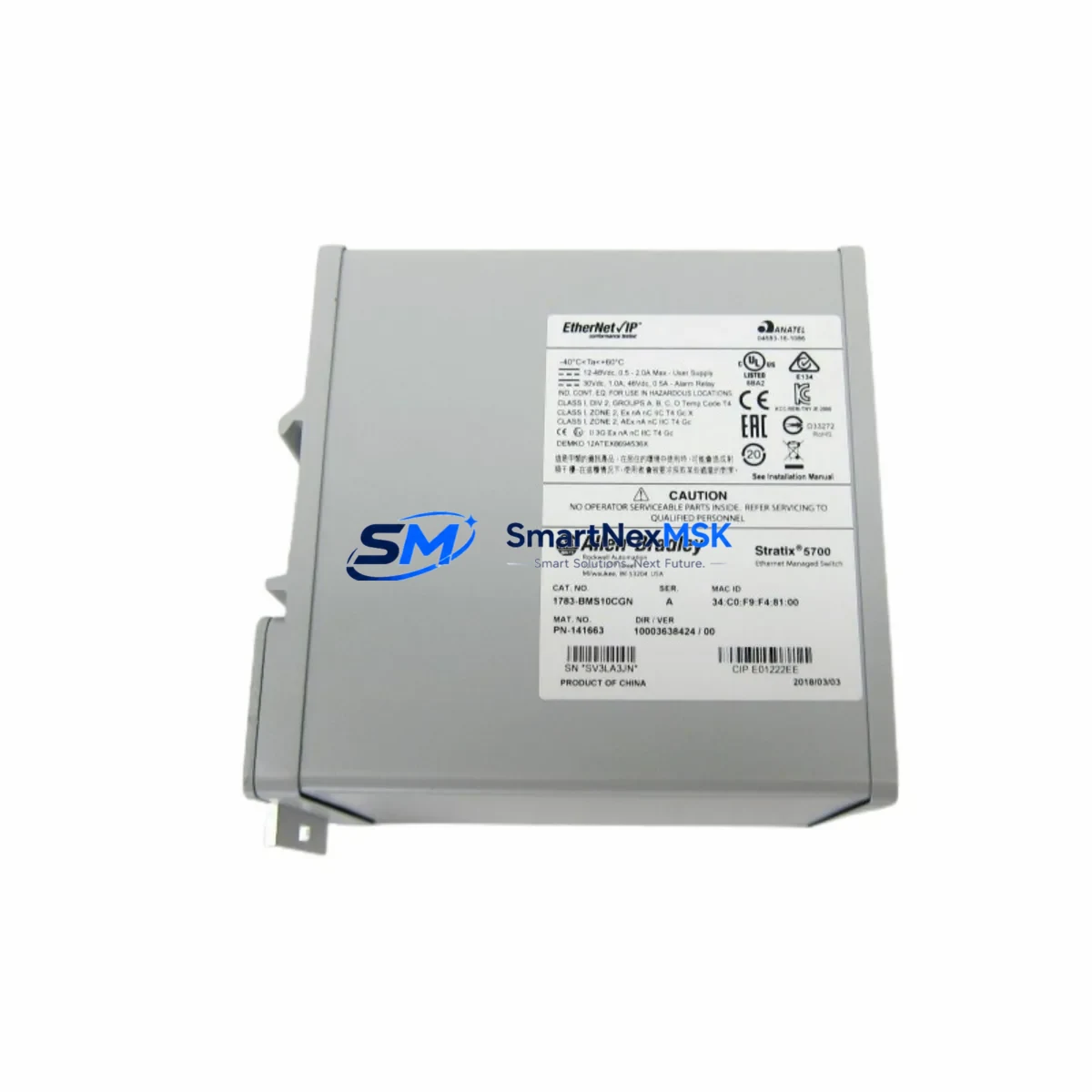AB 1783-BMS10CGN Stratix 5700 10 Port Managed Switch