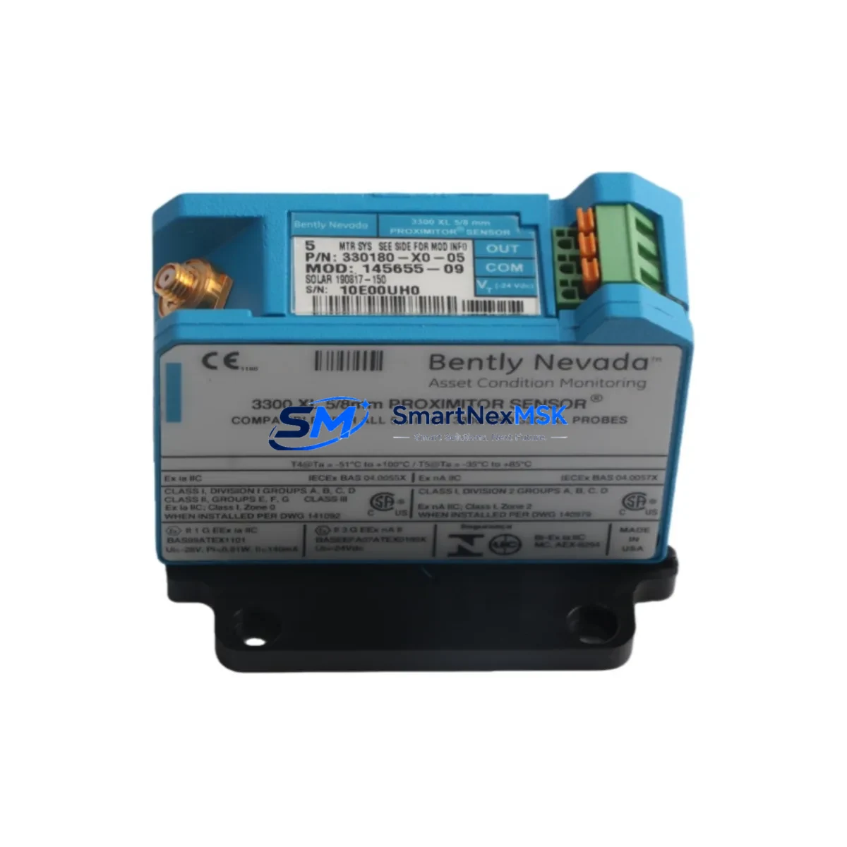Bently Nevada 330180-X0-05 MOD:145004-63 Proximitor Sensor