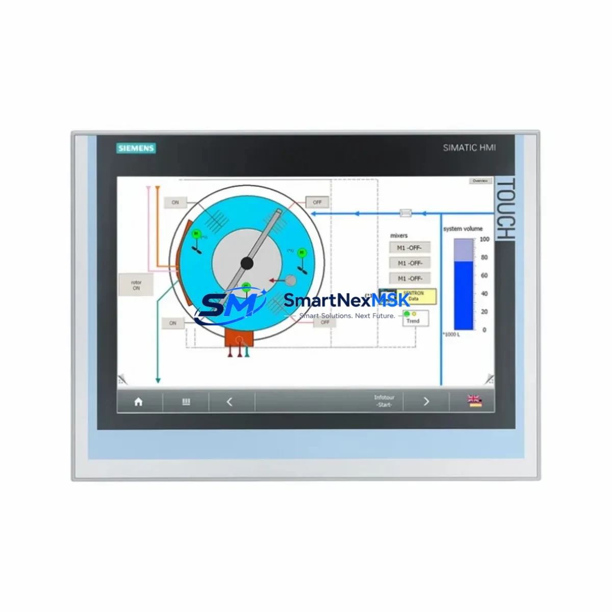 Siemens 6AV7240-7LC07-0HA3 Operator Panel Screen