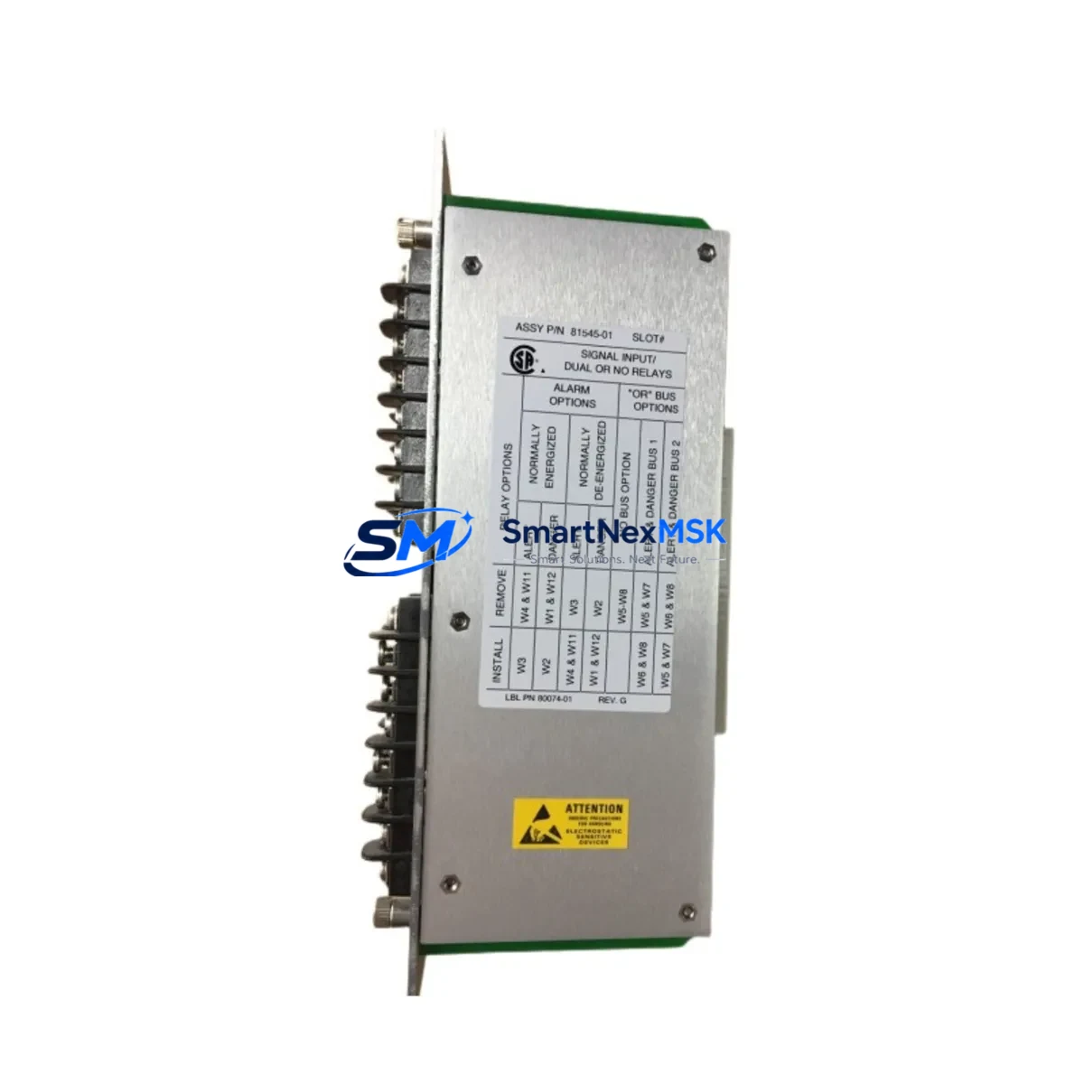 BENTLY NEVADA | 81545-01 | Signal Input/Alarm Output Module image 2