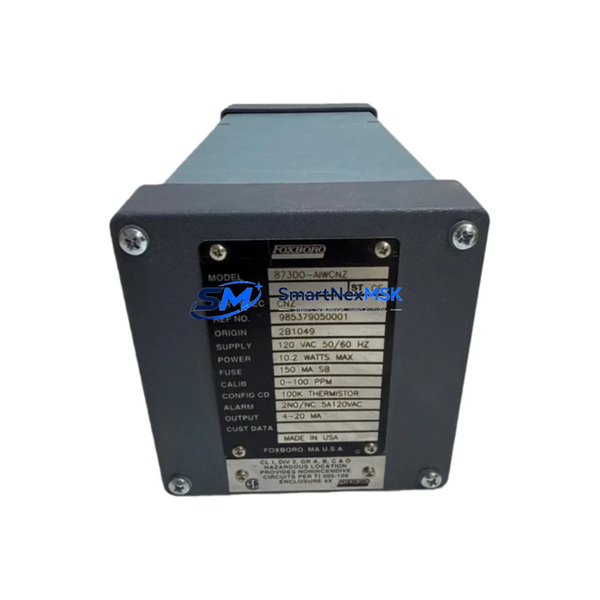 FOXBORO 873DO-AIWCNZ Electrochemical Analyzer image 3