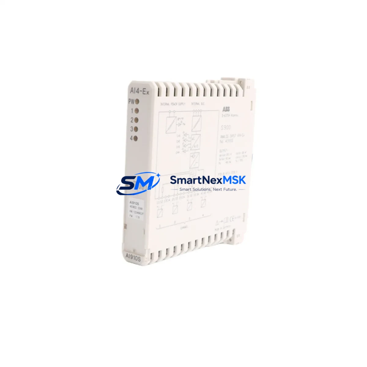ABB | AI910S 3KDE175511L9100 | Analog Input Module AI4 image 3