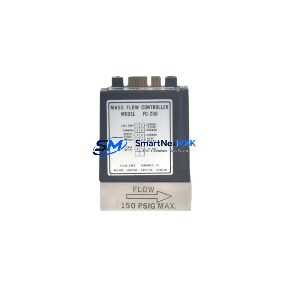 Millipore FC-260 RSD126213 641182W 0100-11000 Mass Flow Controller