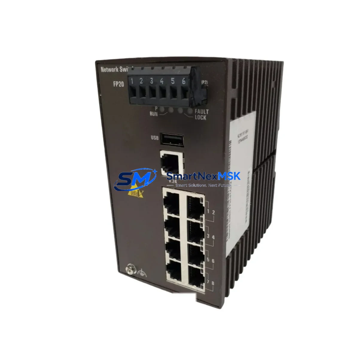 EMERSON FP20-6TX2TX KJ1611X1-BA1 12P4448X032 Network Switch Module