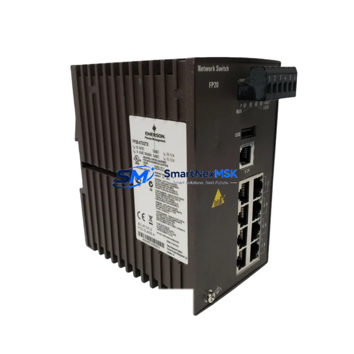 EMERSON FP20-6TX2TX KJ1611X1-BA1 12P4448X032 Network Switch Module image 2