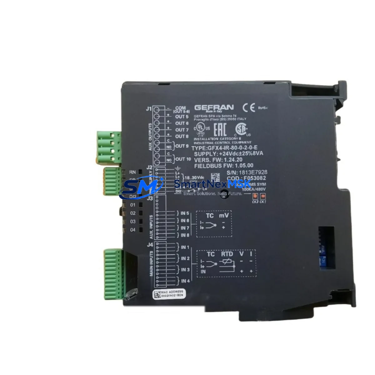 GEFRAN GFX4-IR-80-0-2-0-0 Modular Power Controller image 2