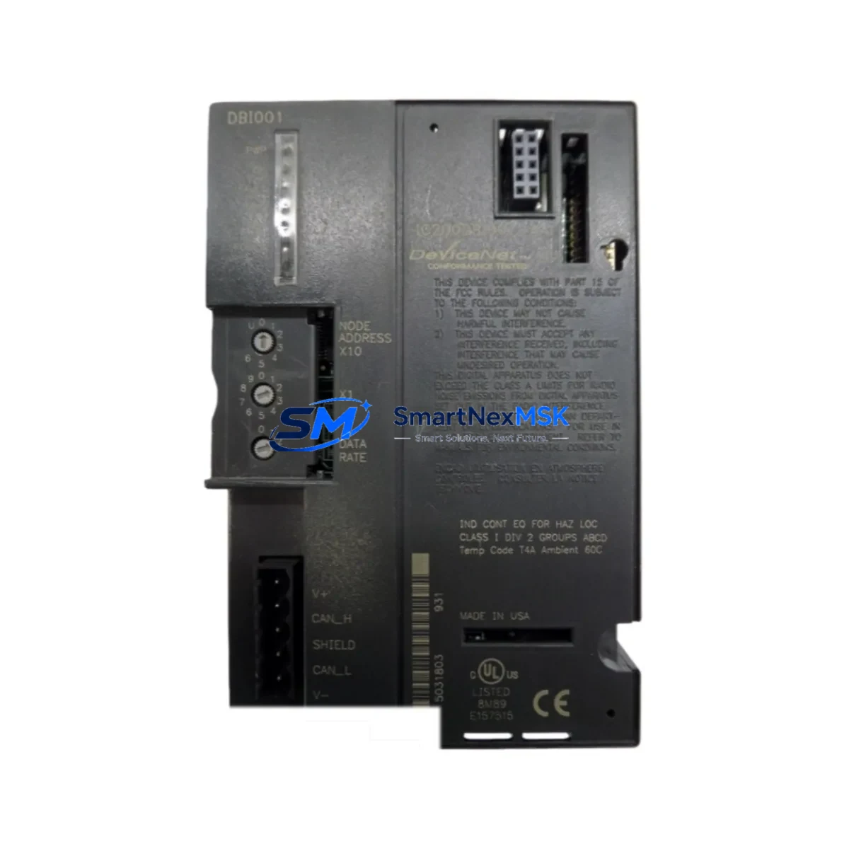 General Electric IC200DBI001 VersaMax Remote I/O DeviceNet network interface unit