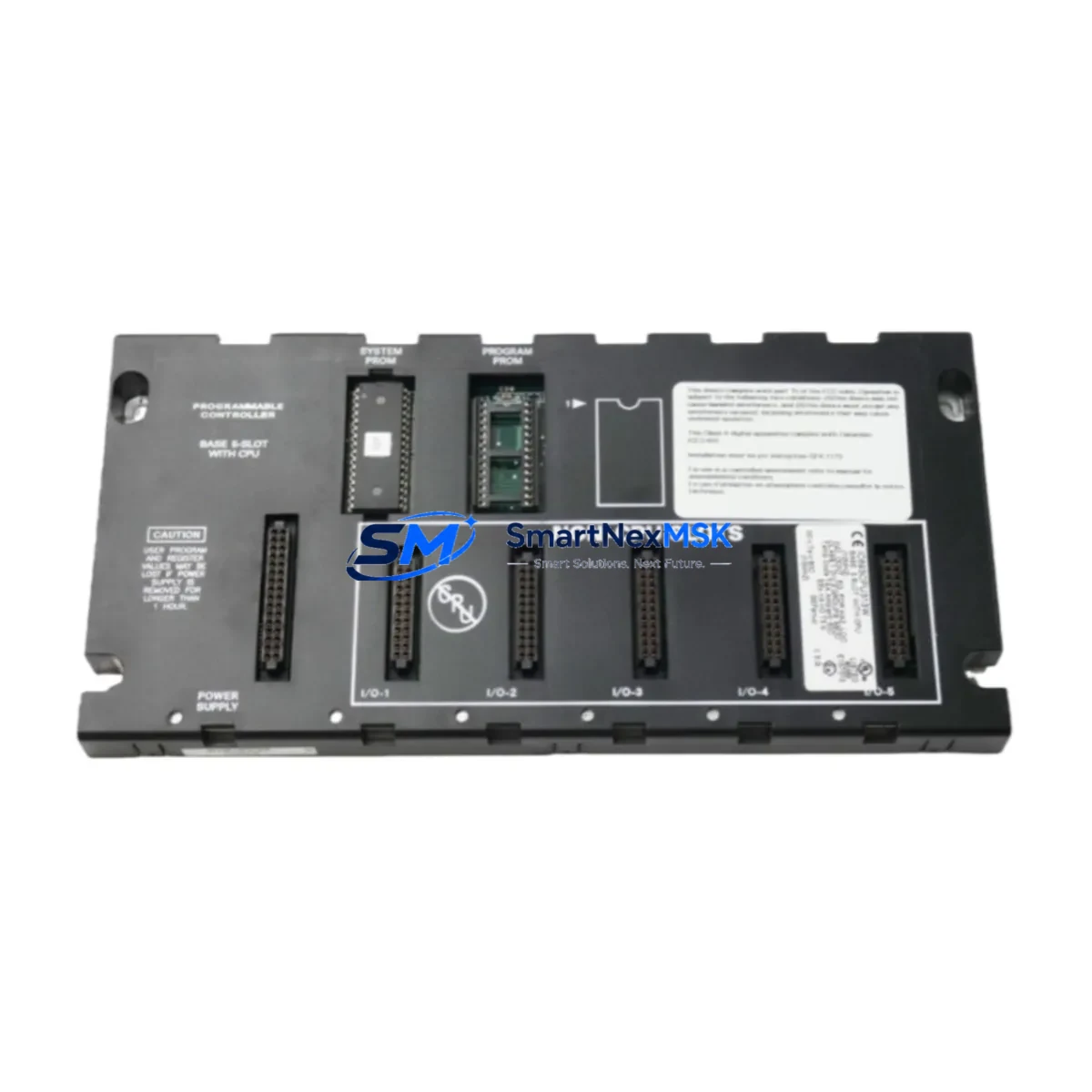 General Electric IC693CPU313 5-slot baseplate with embedded CPU