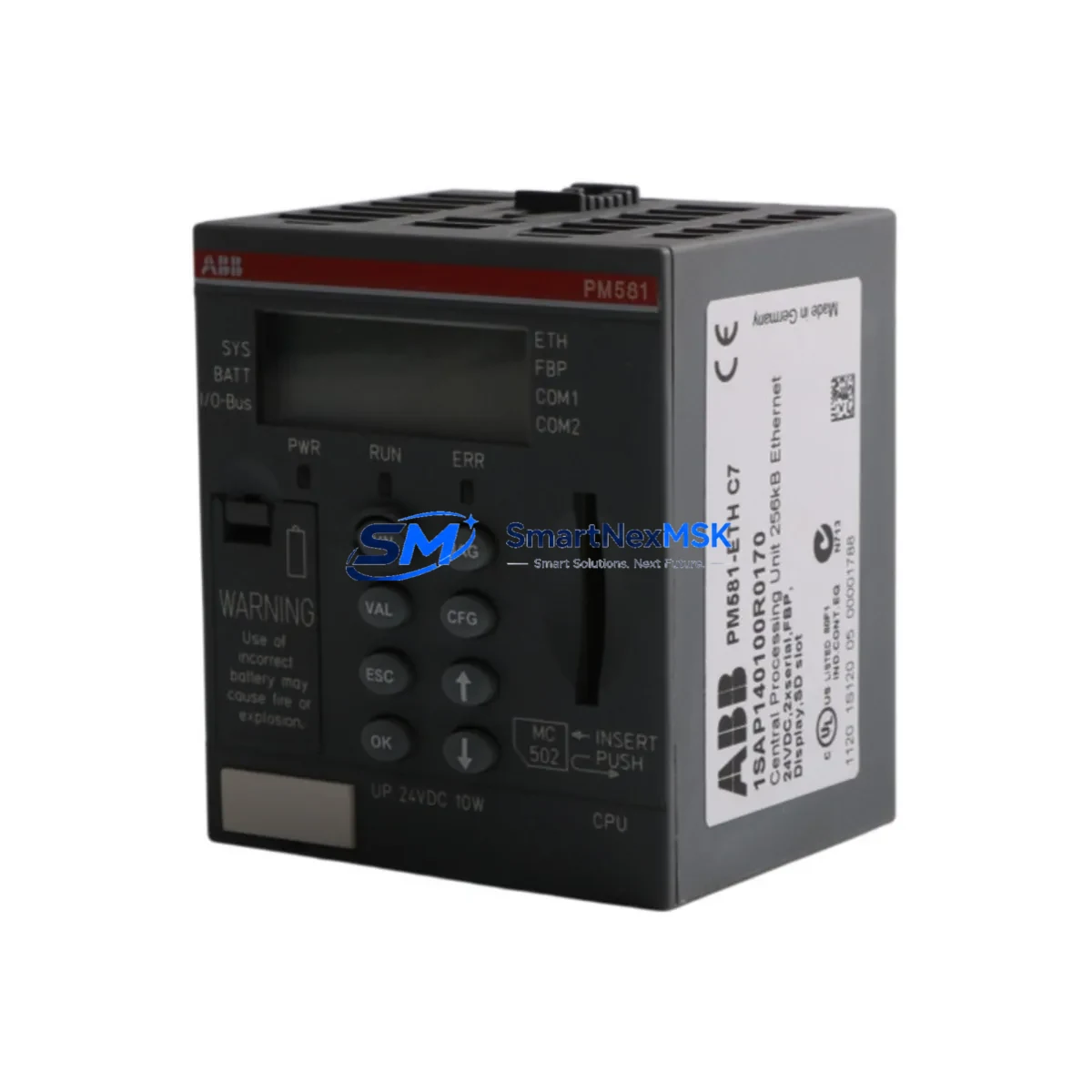 ABB PM581-ETH?1SAP140100R0170 CPU Module image 3